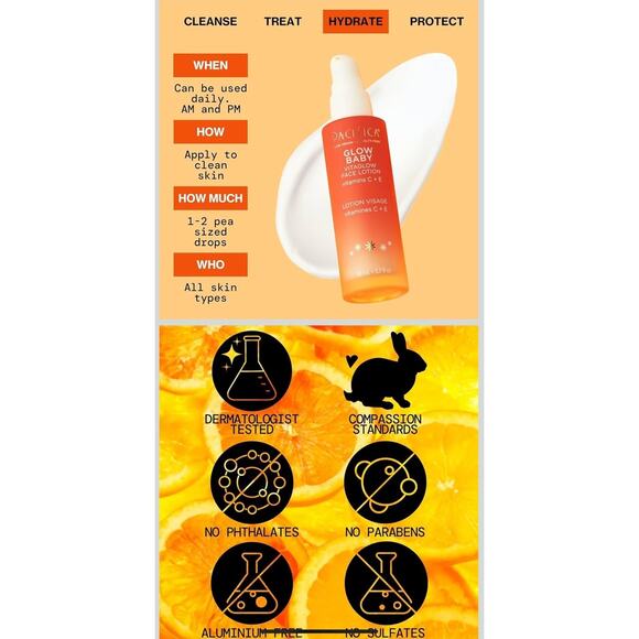 NIB Pacifica Glow Baby VitaGlow Lotion, Setting Mist, Eye Cream, Exfoliant NEW! - Picture 10 of 10